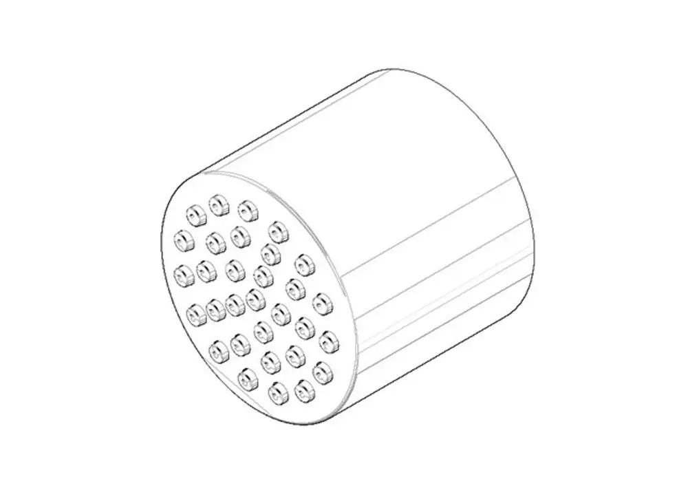 DORNBRACHT Brause für Spülbrausen ERSATZTEILE 90120801900 D. 26 x 32 mm Platin, 90120801900-08 Galeriebild 1